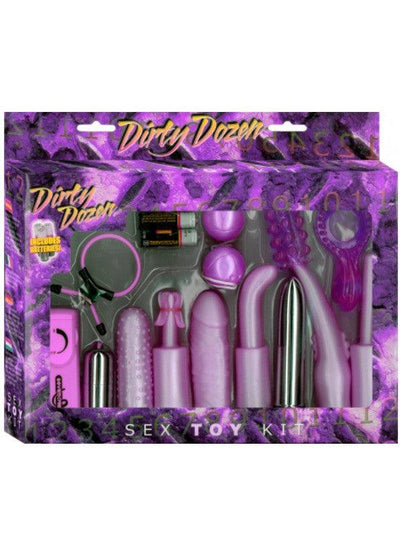 Dirty Dozen Sex Toy Kit Purple - Passionzone Adult Store